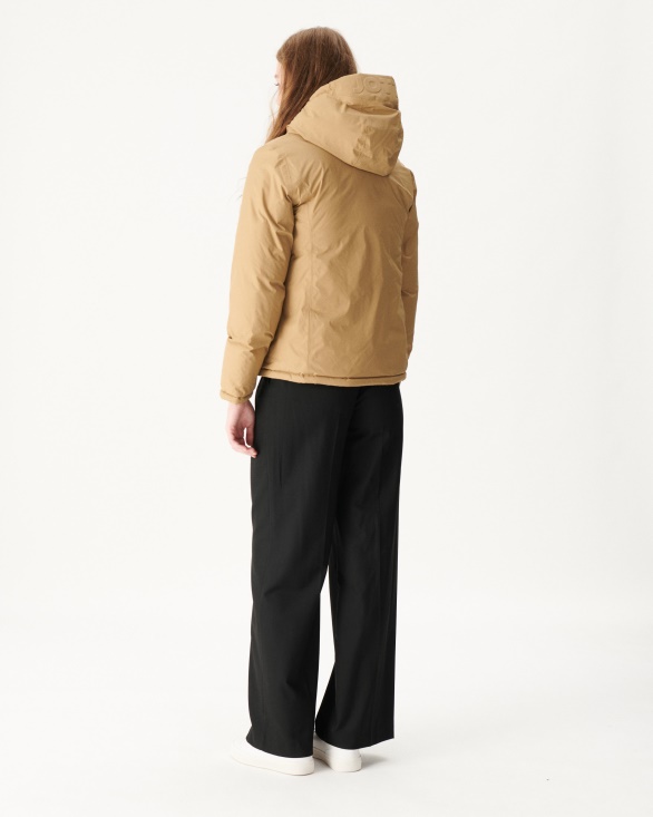 Jott UK Extreme Cold Reversible Down Jacket Beige/Ecru Victoria