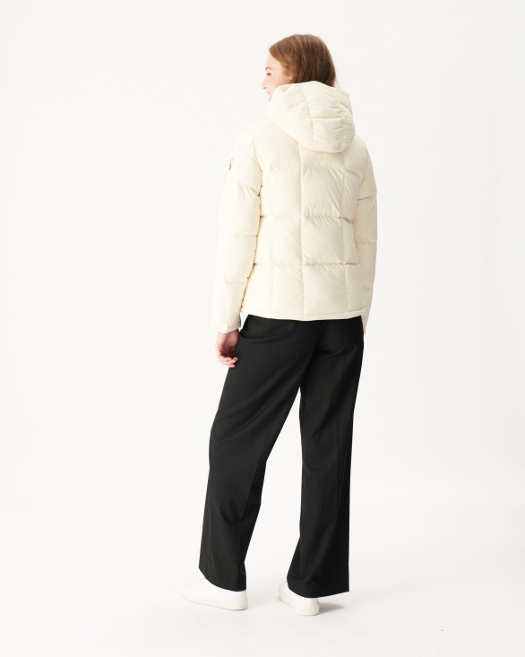 Jott UK Extreme Cold Reversible Down Jacket Beige/Ecru Victoria