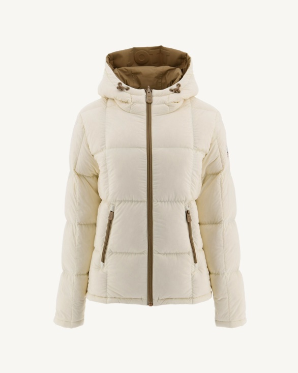 Jott UK Extreme Cold Reversible Down Jacket Beige/Ecru Victoria