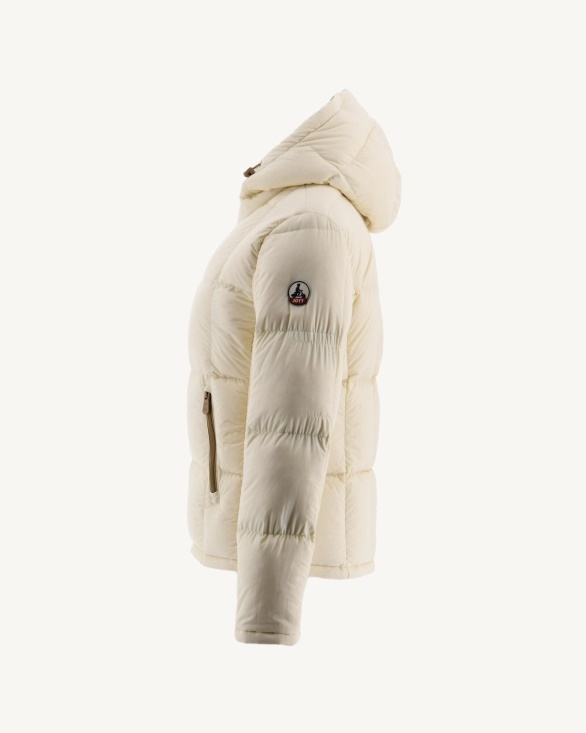 Jott UK Extreme Cold Reversible Down Jacket Beige/Ecru Victoria