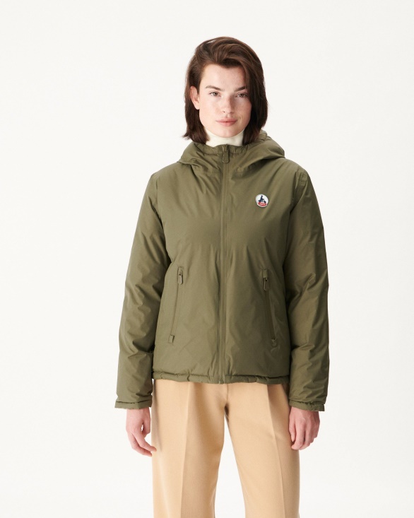 Extreme Cold Reversible Down Jacket Army/Sauge Victoria Jott UK