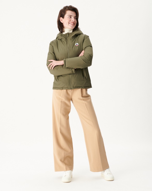 Extreme Cold Reversible Down Jacket Army/Sauge Victoria Jott UK