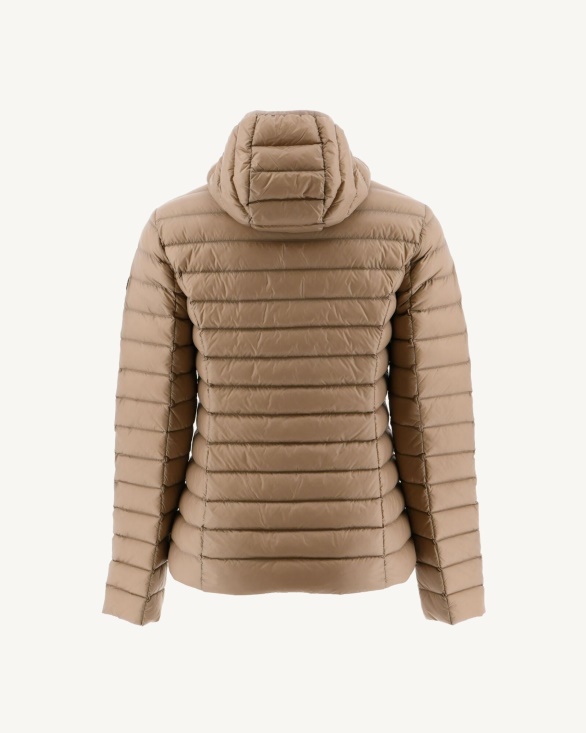 Jott UK Lightweight Hooded Down Jacket Beige Cloe