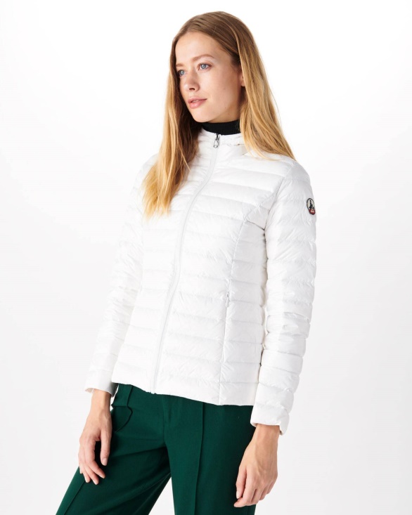 Lightweight Hooded Down Jacket Blanc Cloe Jott UK