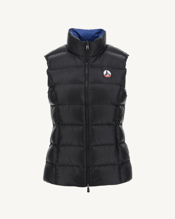 Jott UK Extreme Cold Sleeveless Down Jacket Noir Sab