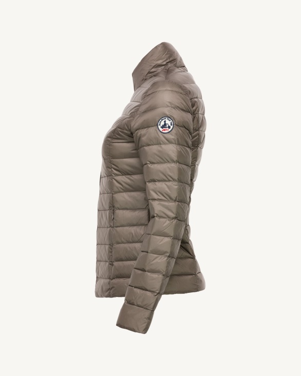 Jott UK Lightweight Down Jacket Taupe Cha