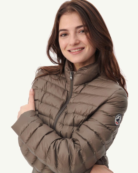 Jott UK Lightweight Down Jacket Taupe Cha