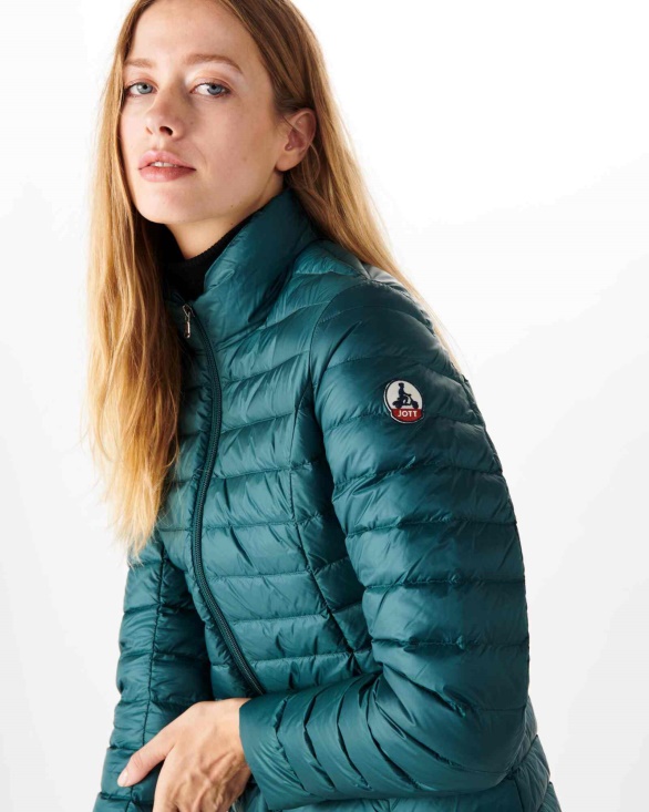 Lightweight Down Jacket Vert Fonce Cha Jott UK