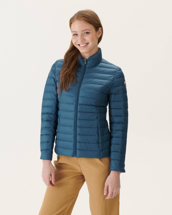 Lightweight Down Jacket Blue Jeans Cha Jott UK