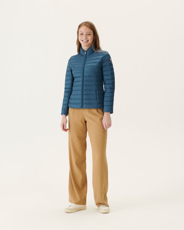 Lightweight Down Jacket Blue Jeans Cha Jott UK