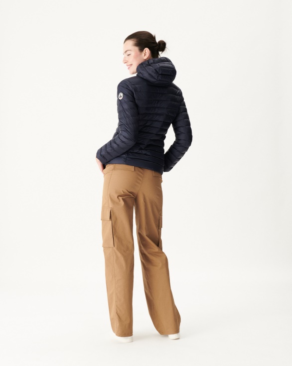Lightweight Hooded Down Jacket Marine Cloe Jott UK