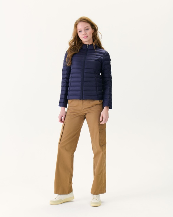 Lightweight Hooded Down Jacket Marine Cloe Jott UK