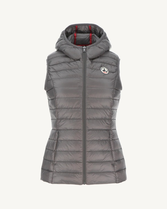 Light Sleeveless Down Jacket Anthracite Mali Jott UK