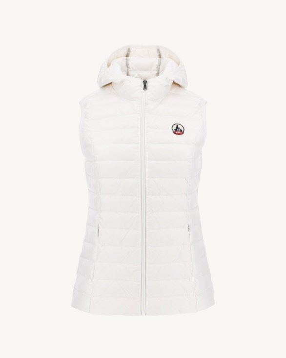 Light Sleeveless Down Jacket Blanc Mali Jott UK