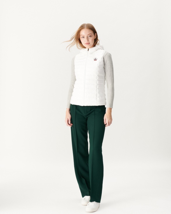 Light Sleeveless Down Jacket Blanc Mali Jott UK