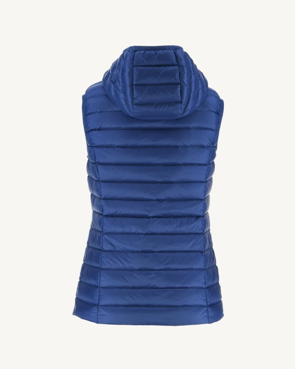 Jott UK Light Sleeveless Down Jacket Dark Denim Mali