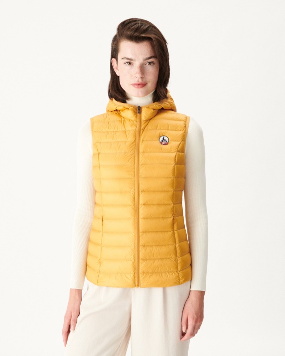 Jott UK Light Sleeveless Down Jacket Moutarde Mali