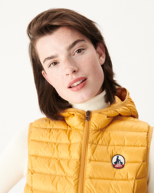 Jott UK Light Sleeveless Down Jacket Moutarde Mali