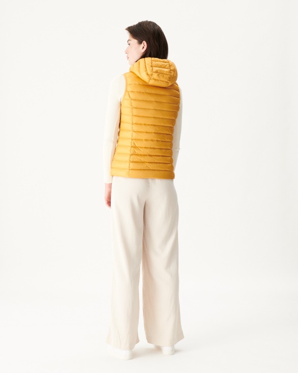 Jott UK Light Sleeveless Down Jacket Moutarde Mali