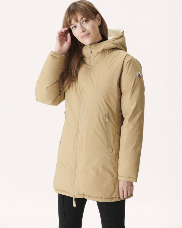 Extreme Cold Reversible Down Jacket Beige/Ecru Ottawa Jott UK