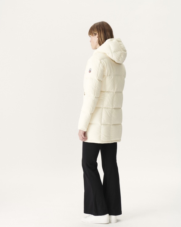 Extreme Cold Reversible Down Jacket Beige/Ecru Ottawa Jott UK