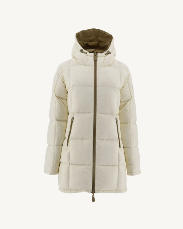 Extreme Cold Reversible Down Jacket Beige/Ecru Ottawa Jott UK
