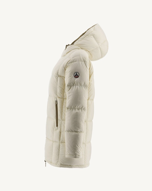 Extreme Cold Reversible Down Jacket Beige/Ecru Ottawa Jott UK
