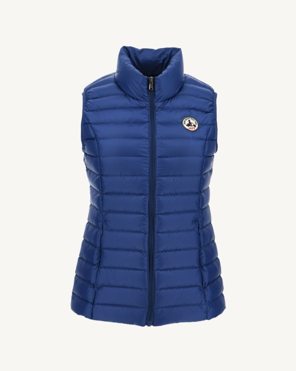 Jott UK Light Sleeveless Down Jacket Dark Denim Seda