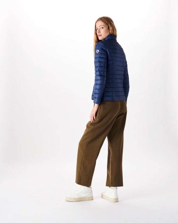 Lightweight Down Jacket Blue Abysse Cha Jott UK
