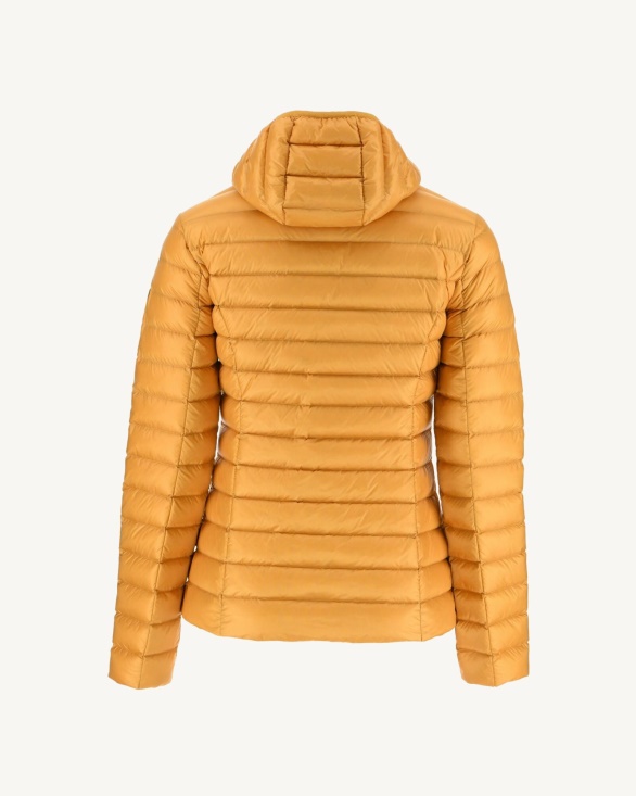 Jott UK Lightweight Hooded Down Jacket Moutarde Cloe