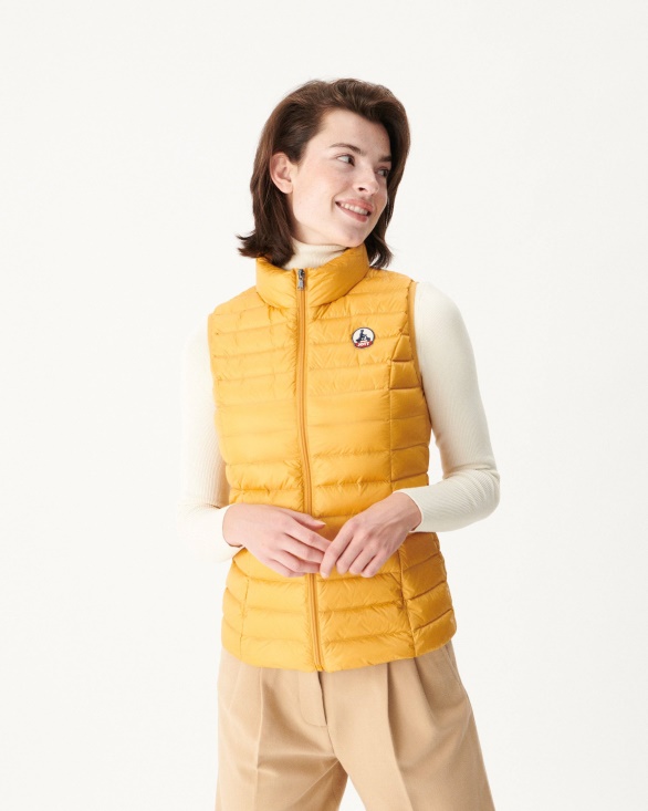 Light Sleeveless Down Jacket Moutarde Seda Jott UK