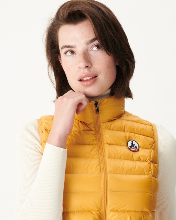 Light Sleeveless Down Jacket Moutarde Seda Jott UK