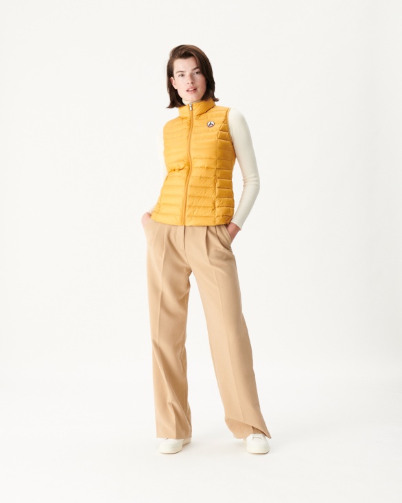 Light Sleeveless Down Jacket Moutarde Seda Jott UK