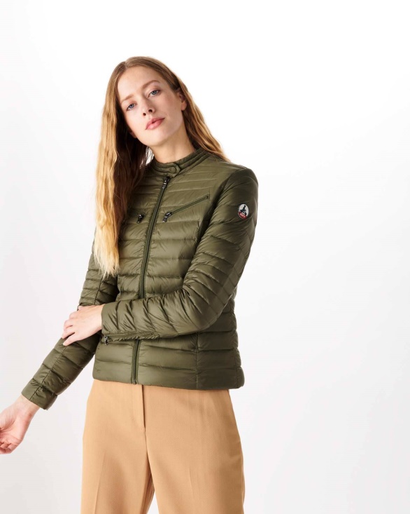Lightweight Down Jacket Army Nina Jott UK