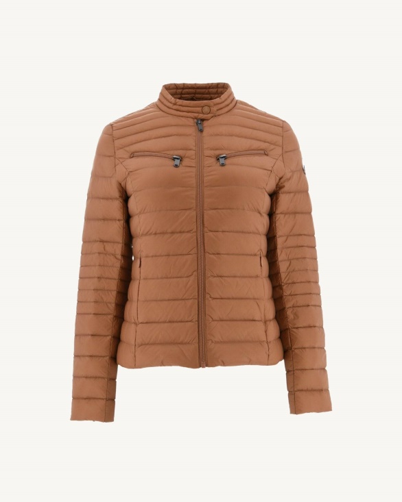 Jott UK Lightweight Down Jacket Camel Nina