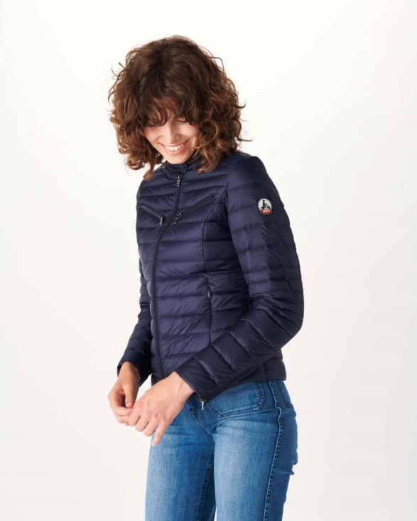 Jott UK Lightweight Down Jacket Marine Nina