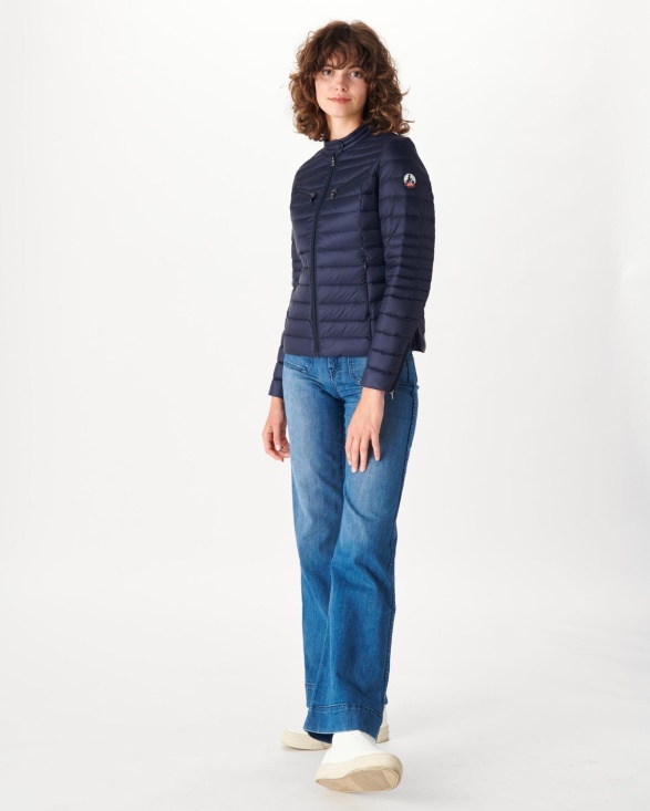 Jott UK Lightweight Down Jacket Marine Nina
