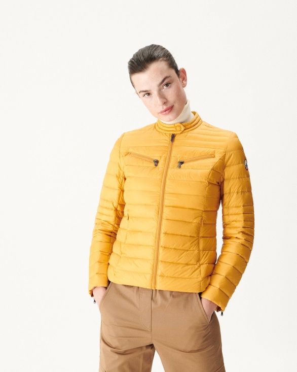 Lightweight Down Jacket Moutarde Nina Jott UK