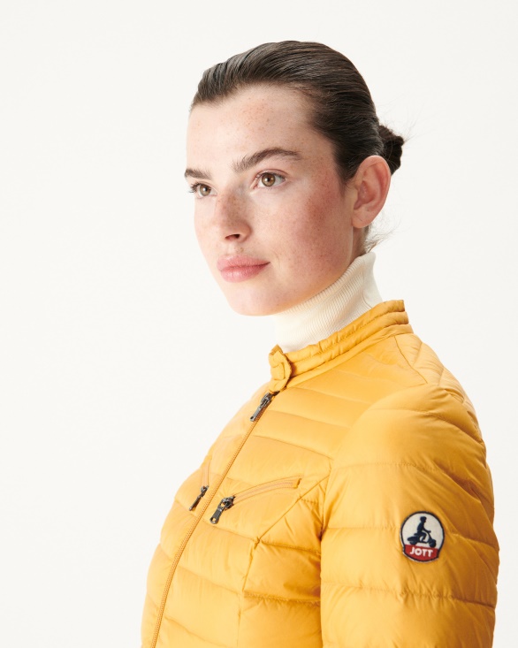 Lightweight Down Jacket Moutarde Nina Jott UK