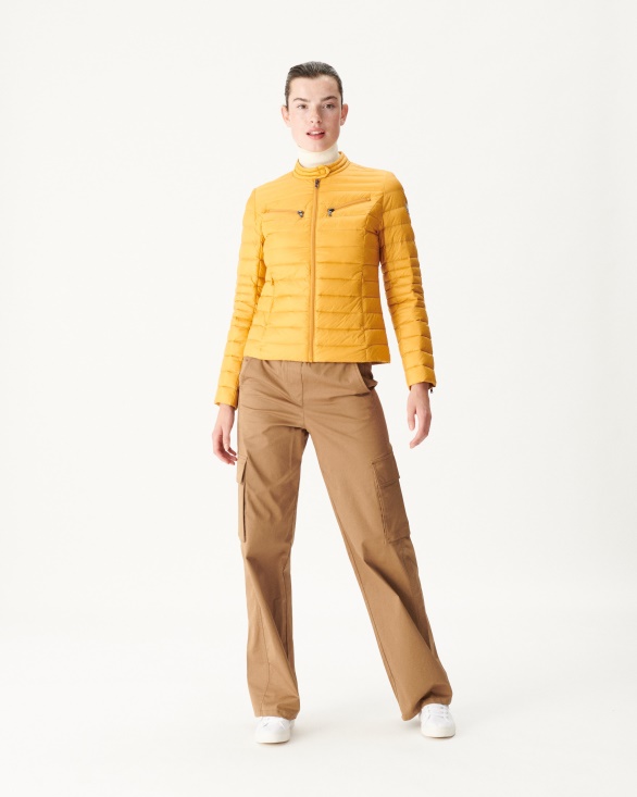Lightweight Down Jacket Moutarde Nina Jott UK