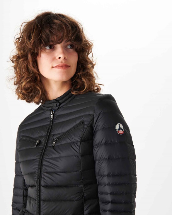 Jott UK Lightweight Down Jacket Noir Nina