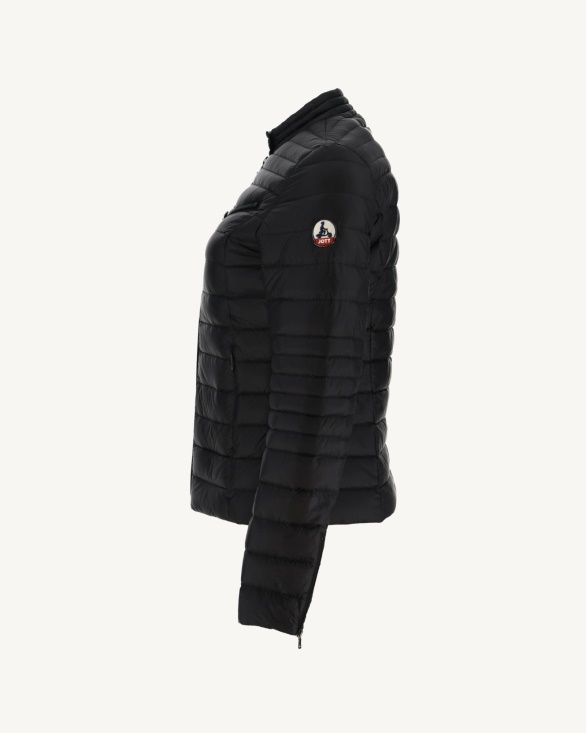 Jott UK Lightweight Down Jacket Noir Nina