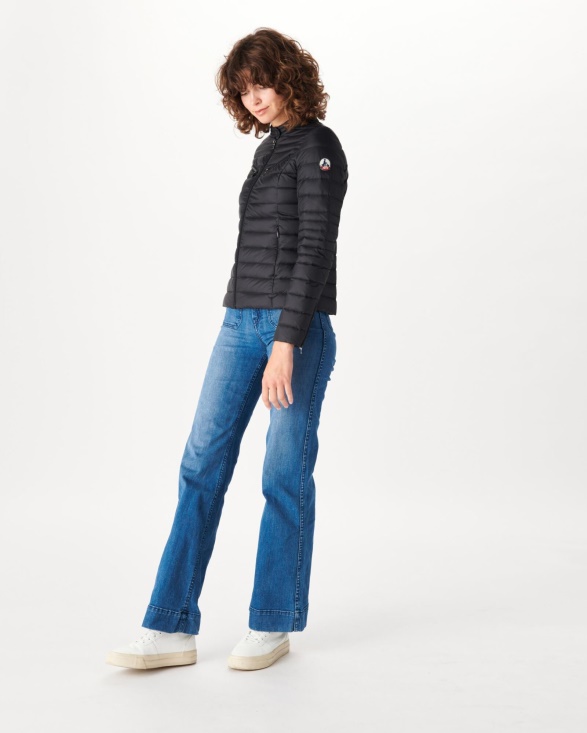 Jott UK Lightweight Down Jacket Noir Nina