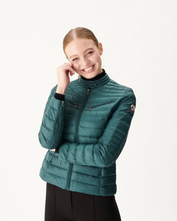 Lightweight Down Jacket Vert Fonce Nina Jott UK