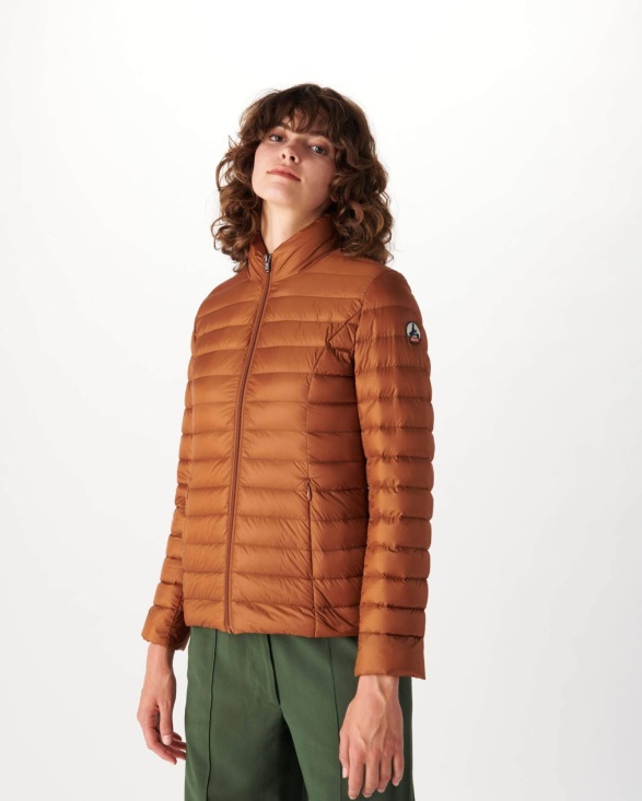 Jott UK Lightweight Down Jacket Caramel Cha