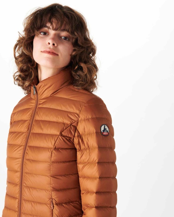 Jott UK Lightweight Down Jacket Caramel Cha