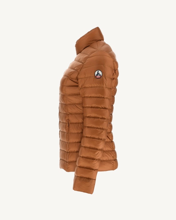 Jott UK Lightweight Down Jacket Caramel Cha
