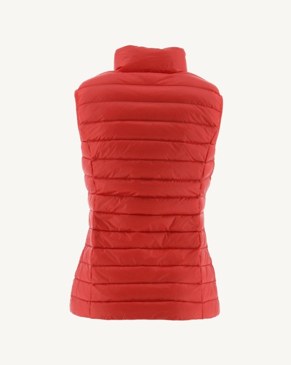 Jott UK Light Sleeveless Down Jacket Fire Red Seda