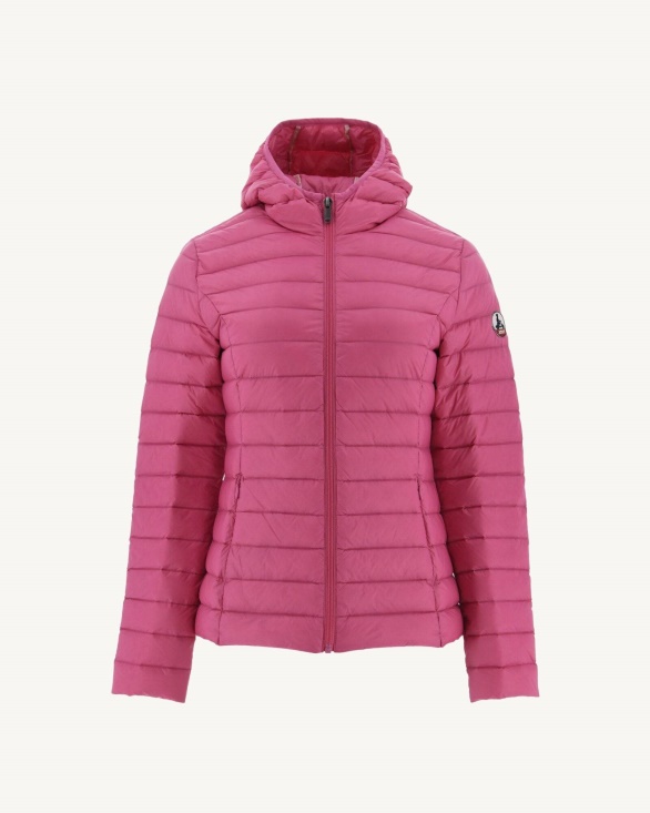 Lightweight Hooded Down Jacket Wild Rose Cloe Jott UK