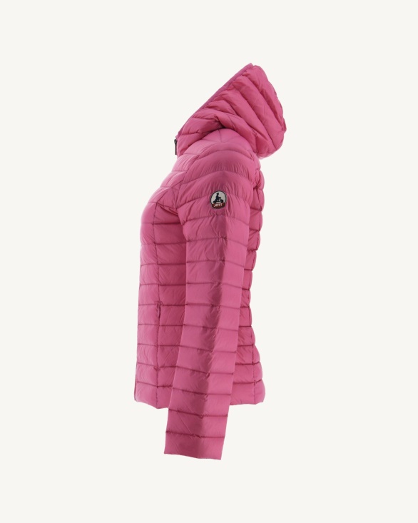 Lightweight Hooded Down Jacket Wild Rose Cloe Jott UK